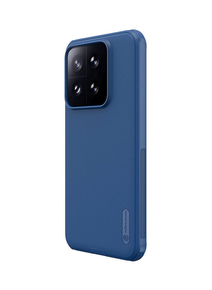 Nillkin Super Frosted Shield Pro cover case for Xiaomi 14 - Blue - Image 2