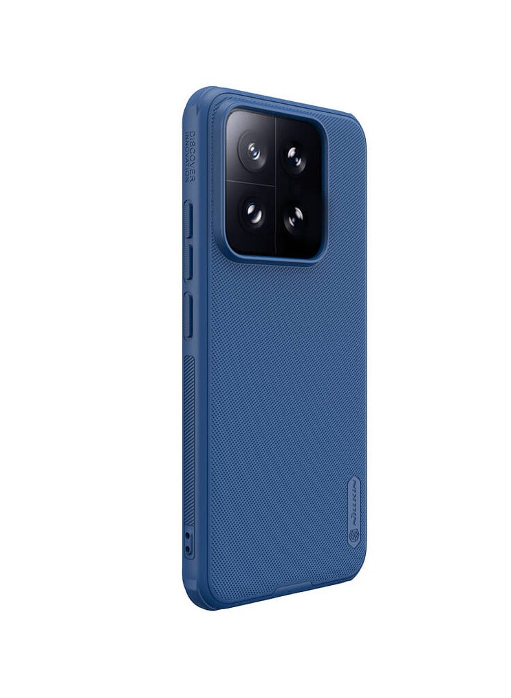 Nillkin Super Frosted Shield Pro cover case for Xiaomi 14 - Blue - Image 3