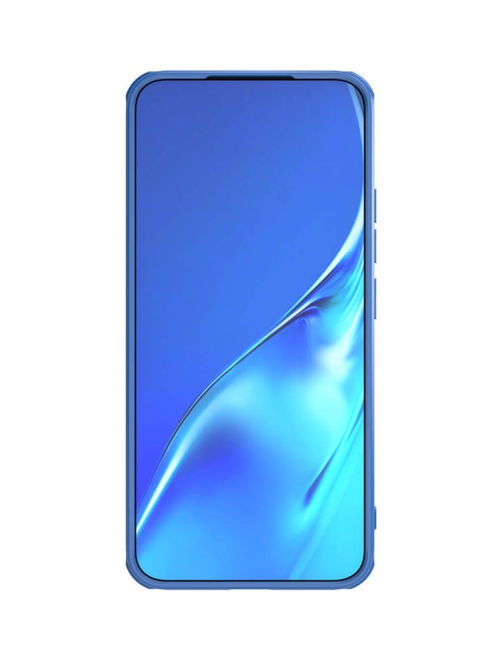 Nillkin Super Frosted Shield Pro cover case for Xiaomi 14 - Blue - Image 4