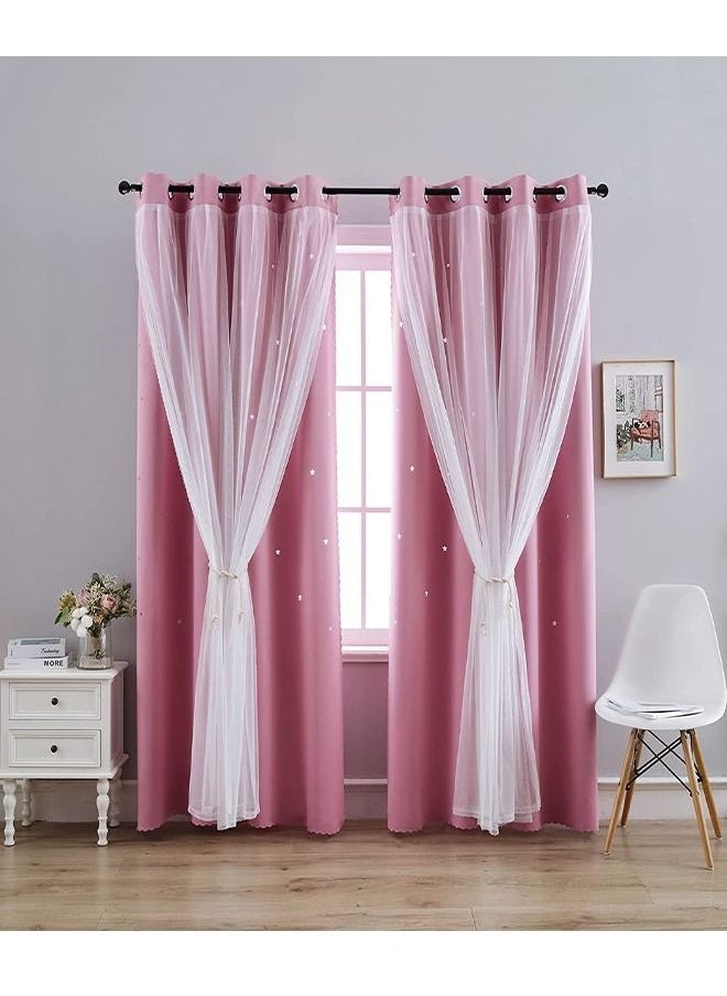 1 Panel Blackout Curtains, Decorative Thread Foil Blackout Curtains, Thermal Insulated Room Darkening Curtains for Bedroom Living Room - pzsku/ZD4C8DF2C1F09E5DA232BZ/45/_/1701674334/34247160-844d-46a8-8da8-1a72799fc547