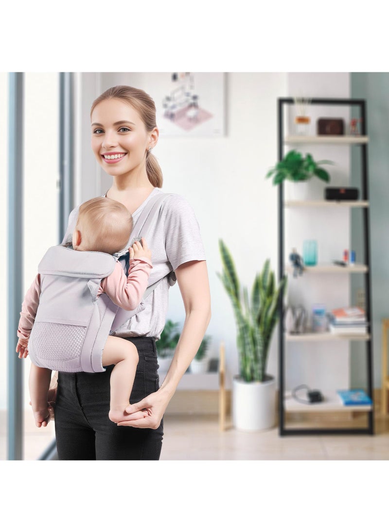 Generic - Baby Carrier Newborn to Toddler, Cozy Baby Wrap Carrier(7-30lbs), Easily Adjustable Toddler Carrier, Lightweight Baby Holder Carrier, Baby Sling Carrier, All Positions Baby Chest Carrier - Image 1