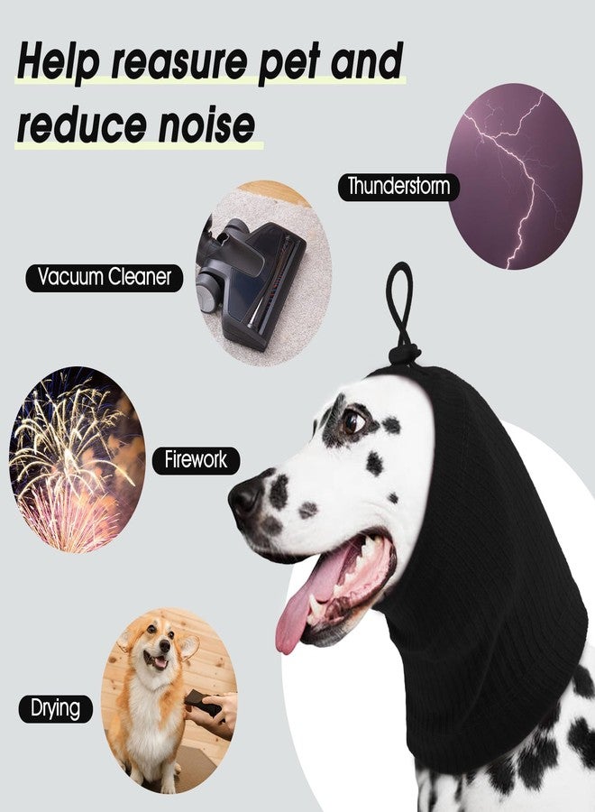 ROZKITCH Dog Shirt with Hoodie Dog Ears Cover 2 in 1, Soft Lightweight Dog Striped T Shirt Pullover Dog Tank with Detachable Ear Wrap, Dog Hoodie Tshirt Dog Boy Girl, Stretchy Sweater Black L - Image 4