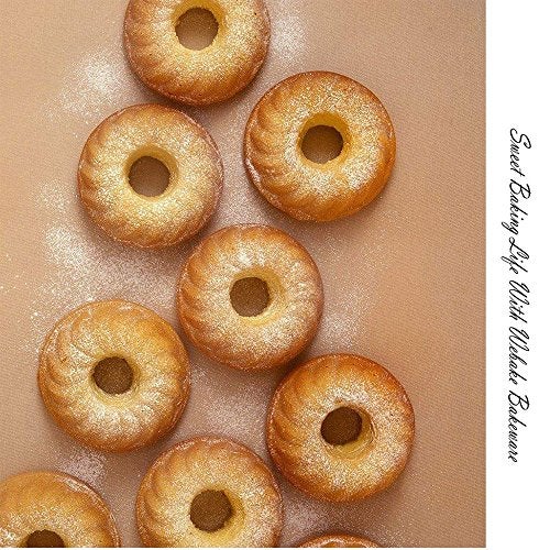 Webake Mini Fluted Tube Cake Pan, Non-Stick 2.8 Inch Cake Baking Pan, Heavy Gauge Carbon Steel (12-Cavity) - Image 4