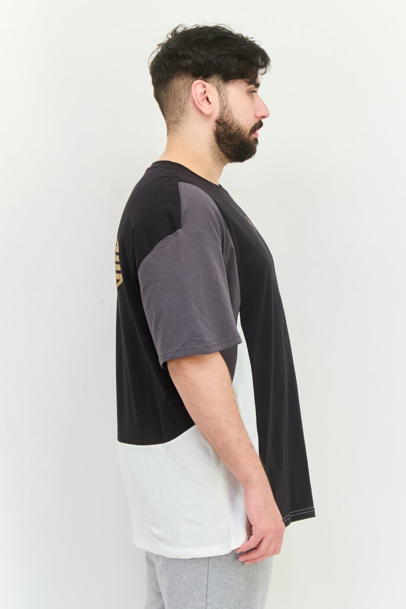 PUMA تي شيرت رياضي للرجال بأكمام قصيرة مناسب للخارج، متعدد الألوان - Image 2