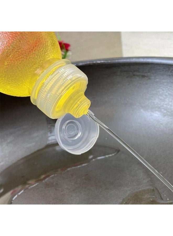Plastic oil bottle with a leak-proof, airtight pouring cap – multi-purpose container for oil, vinegar, and sauces - Image 3