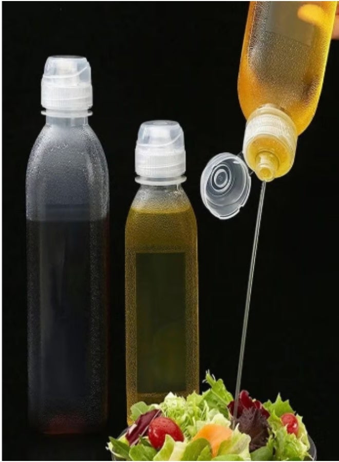 Plastic oil bottle with a leak-proof, airtight pouring cap – multi-purpose container for oil, vinegar, and sauces - Image 4