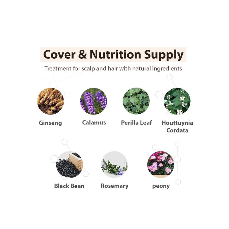 DASHU Daily Hair Cushion for Hair Fall | Hair Fibers for Thinning Hair Temporary Hair Color for Gray Hair Coverage Root Concealer Hairline Powder | Waterproof Bald Spot Cover Up for Men 0.56oz (Brown) - Image 5