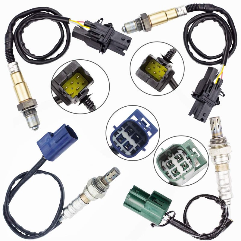higherbro 4x Air Fuel Ratio Oxygen O2 sensor for 20052006 Nissan 350Z Altima 40L Upper Lower Upstream Downstream