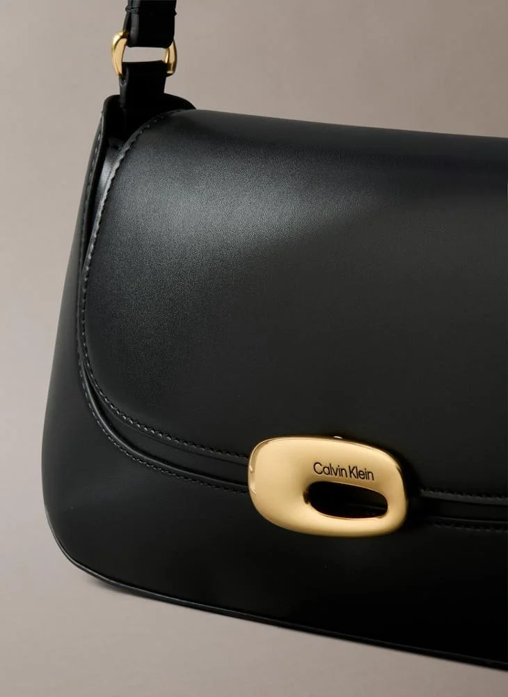 CALVIN KLEIN Hardware Flap Shoulder Bag