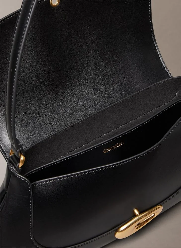 CALVIN KLEIN Hardware Flap Shoulder Bag