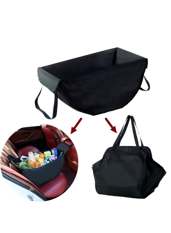 Universal Car Back Seat Storage Basket Shopping Bag Pet Organizer - Image 1