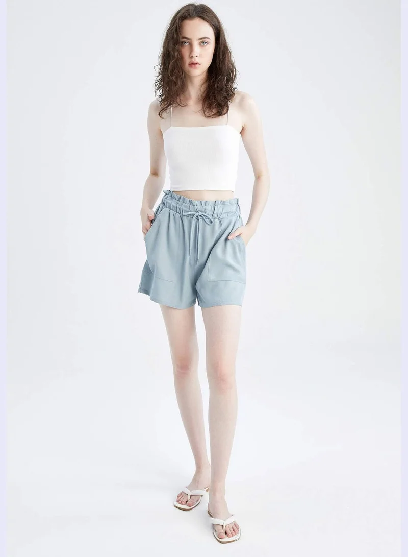ديفاكتو Woman Regular Fit Woven Bottom Short