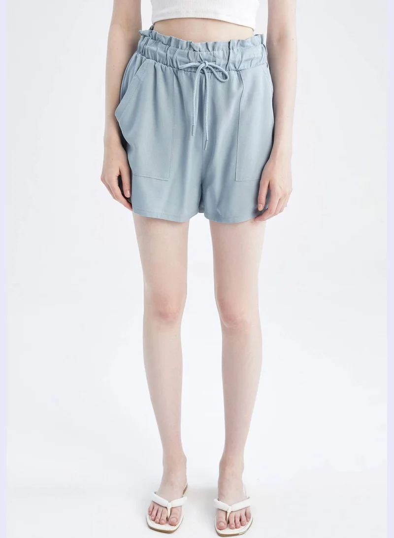 ديفاكتو Woman Regular Fit Woven Bottom Short