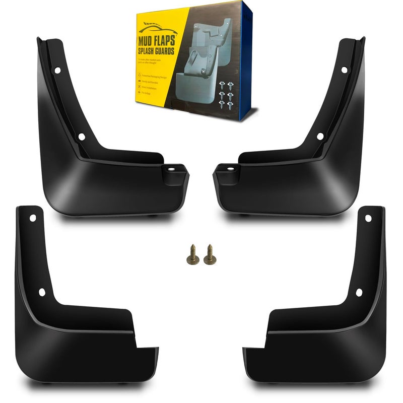 QUYDDC Mud Flaps Fit for Hyundai Elantra 2021 2022 2023 4Door Sedan Dedicated Mudguard for Four Seasons Universal Protection Front and Rear