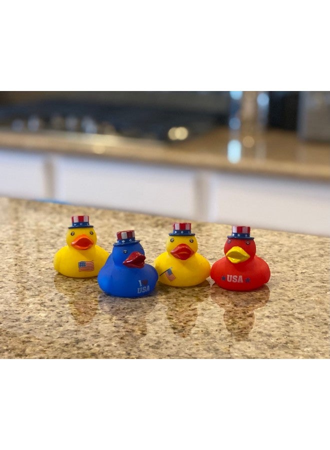 Funiverse Bulk 20 Pack Patriotic Rubber Ducky Assortment - Perfect for Memorial Day, 4th of July, Labor Day or Veteran's Day - Image 3