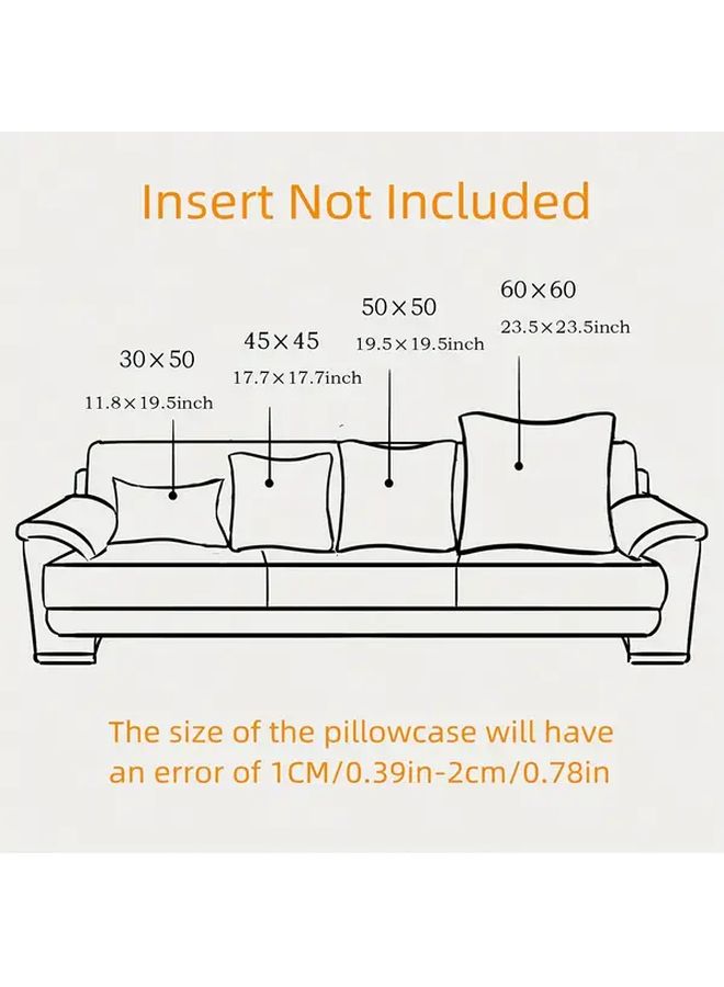 Black White Trim Pillow Cover 17x17 Inch Soft Comfortable All Seasons - Image 3