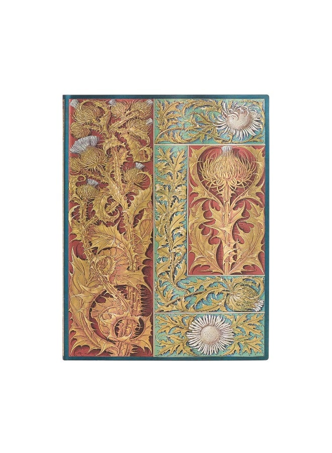 Paperblanks | Wild Thistle | Vox Botanica | Softcover Flexi | Ultra | Lined | Elastic Band Closure | 176 Pg | 100 GSM  - Image 1