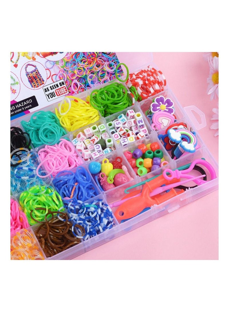NIBEMINENT 2000 Pieces Bracelet Set Clay Beads DIY Kit Bracelet Making Kit Kids Craft Ideas with Hook Charm for Baby Girl Birthday Gift Set  - Image 3