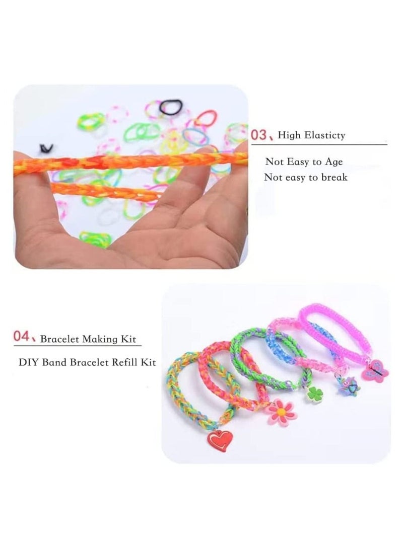 NIBEMINENT 2000 Pieces Bracelet Set Clay Beads DIY Kit Bracelet Making Kit Kids Craft Ideas with Hook Charm for Baby Girl Birthday Gift Set  - Image 5