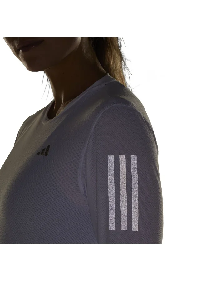 Adidas Otr B Ls White Running T-Shirts For Women XS