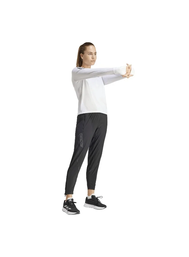 Adidas Otr B Ls White Running T-Shirts For Women XS