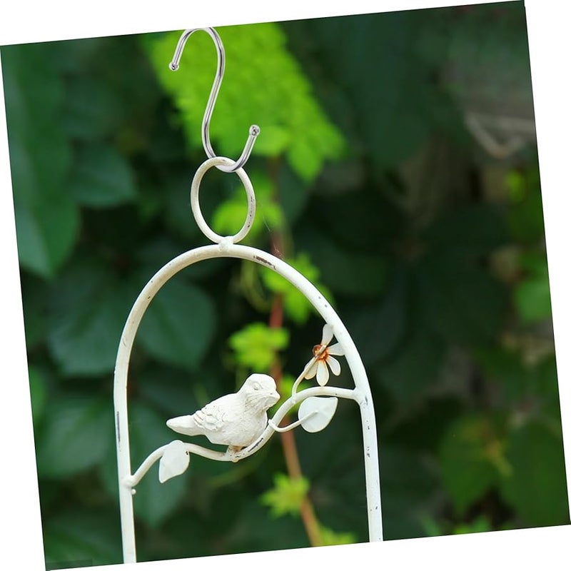 Kisangel 10 قطعة من خطافات النباتات المتينة لتعليق مغذيات الطيور ورياح الأجراس وزينة الخارج - Image 5
