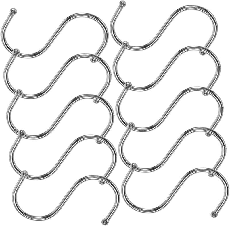 Kisangel 10 قطعة من خطافات النباتات المتينة لتعليق مغذيات الطيور ورياح الأجراس وزينة الخارج - Image 2