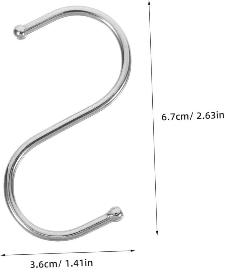 Kisangel 10 قطعة من خطافات النباتات المتينة لتعليق مغذيات الطيور ورياح الأجراس وزينة الخارج - Image 3