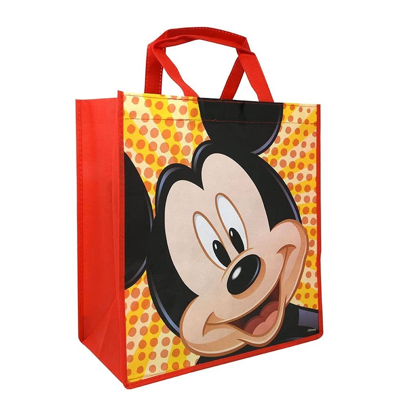 Classic Disney Classic Disney Mickey Mouse Fleece Throw Blanket and Tote Bundle - Mickey Mouse Kids and Teens Blanket  Tote  300 Stickers  and More for Boys & Girls (Size 45''x60'')  - Image 3