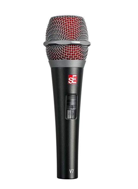 sE Electronics V7 Switch Supercardioid Dynamic Handheld Vocal Microphone with Integrated Shockmount and Internal Windscreen