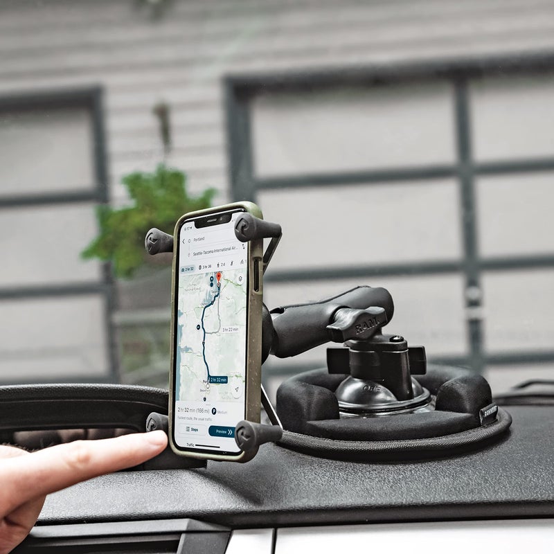 RAM MOUNTS Twist-Lock Composite Suction Cup Base with Ball RAP-B-224-1U with B Size 1" Ball - Image 4