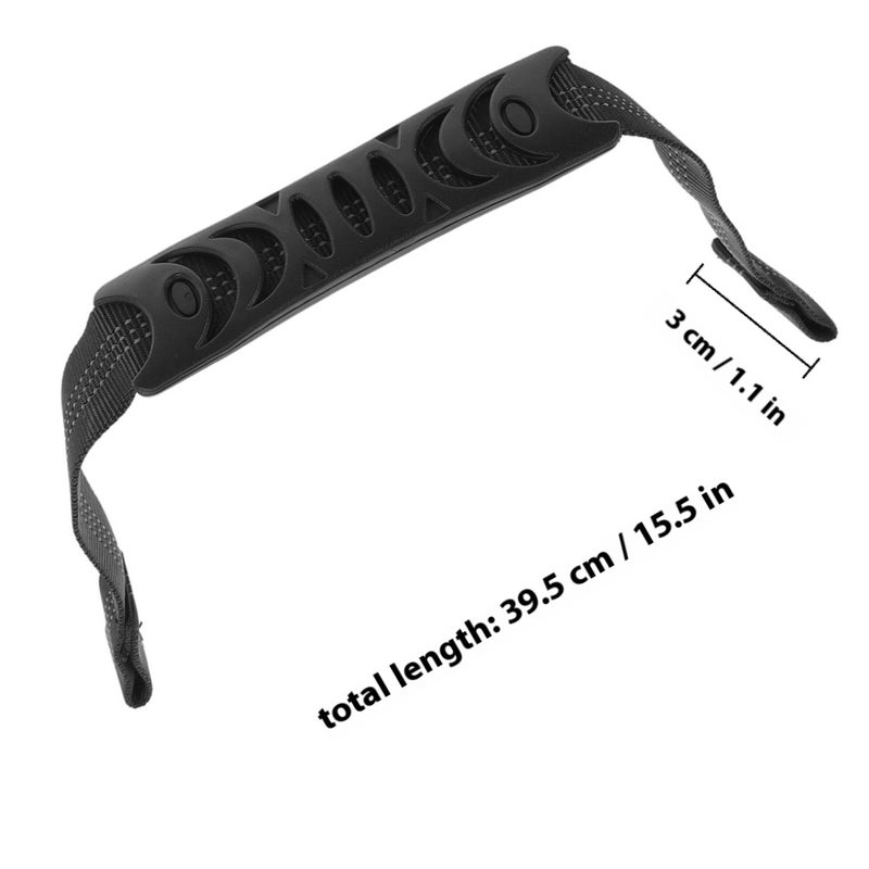 4Pcs Universal Car Seat Headrest Grab Handles Automotive Interior Accessories For Rear Seat Safety Passenger Grip Handles For Car Truck Black - Image 2