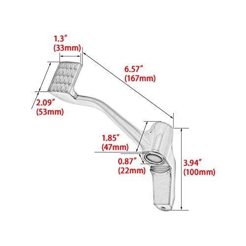 FENGREN Motorcycle Accessories Forward Controls Rear Foot Brake Lever Pedal Brake case for Harley Sportster XL 883 1200 XL883 XL1200 X72 Forty-Eight 2004-2022 - Image 4