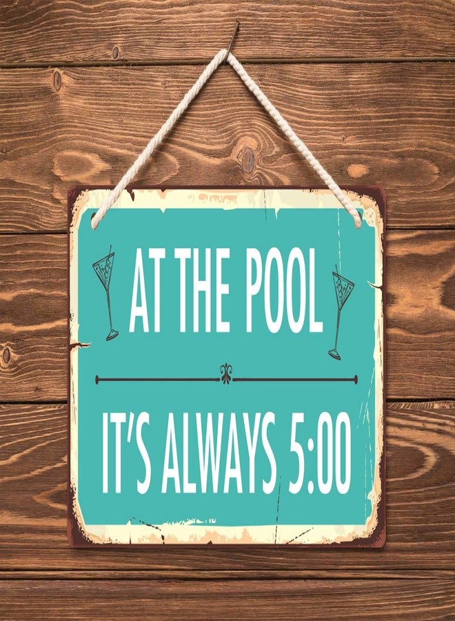 ستيكر بايرت ملصق ستيكربايرت 814HS في المسبح، لوحة معلقة من الألومنيوم مقاس 5 × 10 بوصات - Image 2