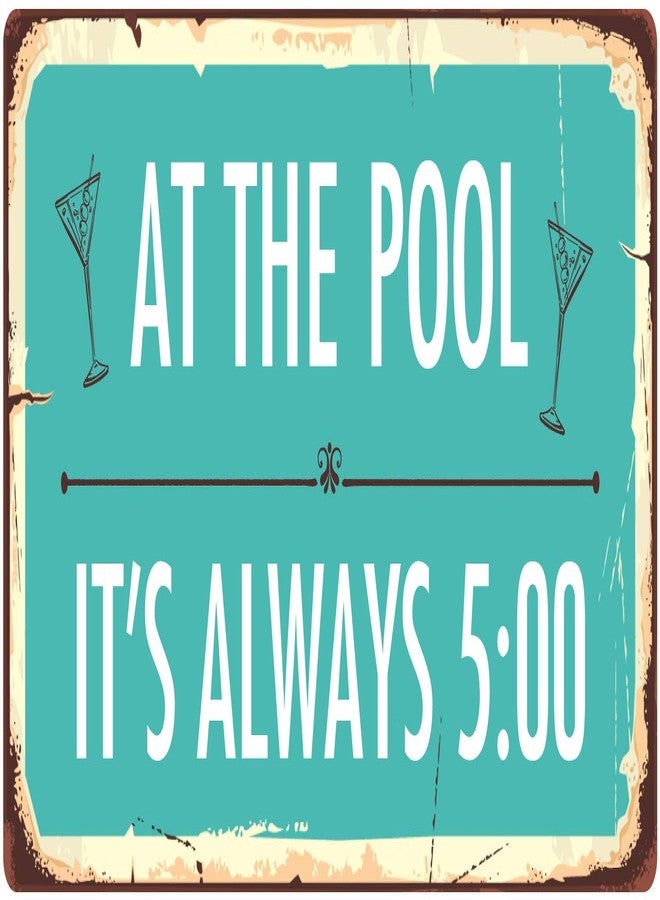 ستيكر بايرت ملصق ستيكربايرت 814HS في المسبح، لوحة معلقة من الألومنيوم مقاس 5 × 10 بوصات - Image 1