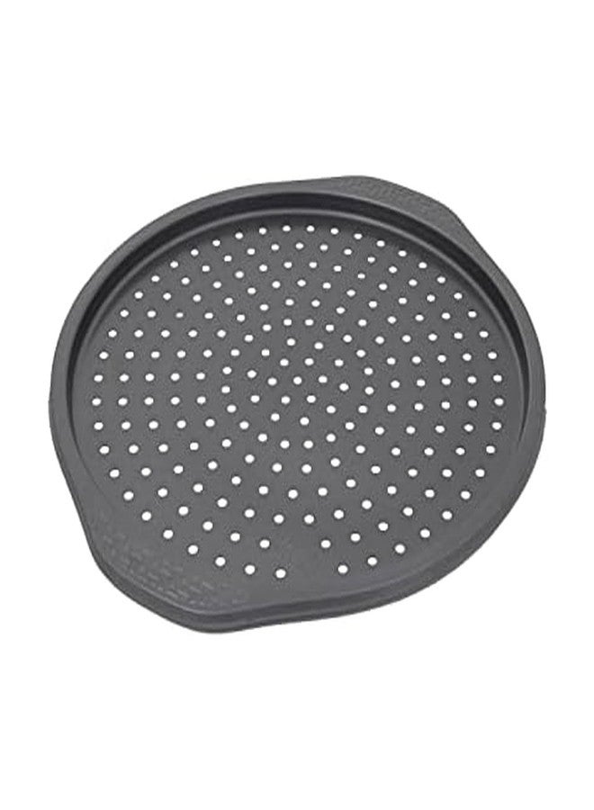 Chicago Metallic Everyday Non-Stick Pizza Crisper. Perfect for making homemade pizza, baking frozen treats reheating meals, and more - Image 1