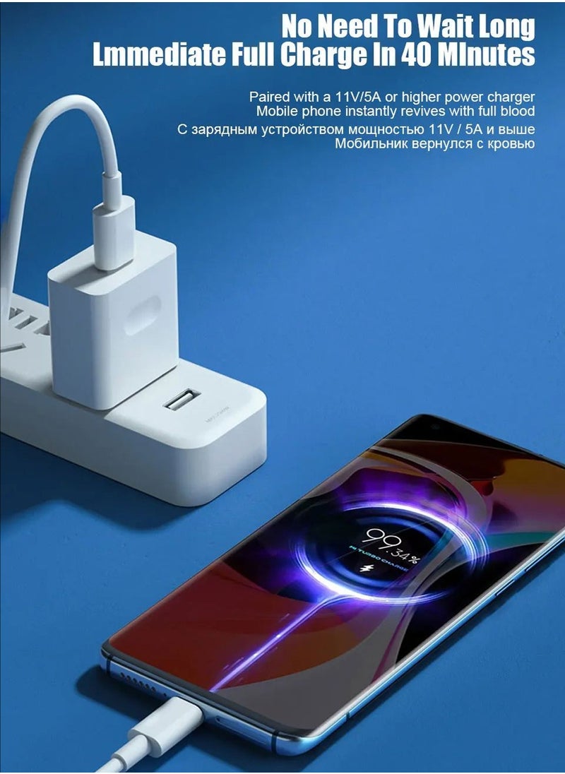 هاي لوك - كابل USB من النوع C، 6 أمبير، 120 واط، شحن سريع، سلك شاحن USB-C إلى USB، مضفر من النايلون، متوافق مع Huawei SCP، QC4.0، PD3.0، Samsung، Xiaomi - Image 1