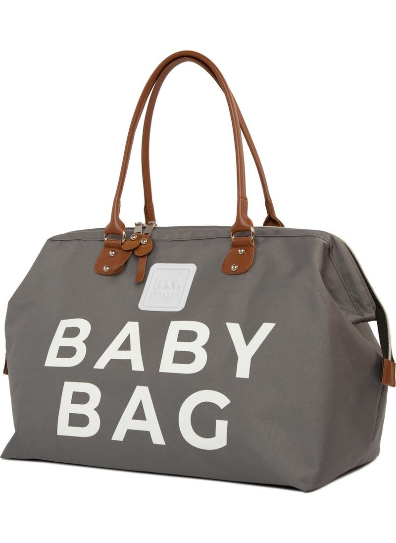 Bagmori Gray Baby Bag Printed Baby Care Bag  - Image 2