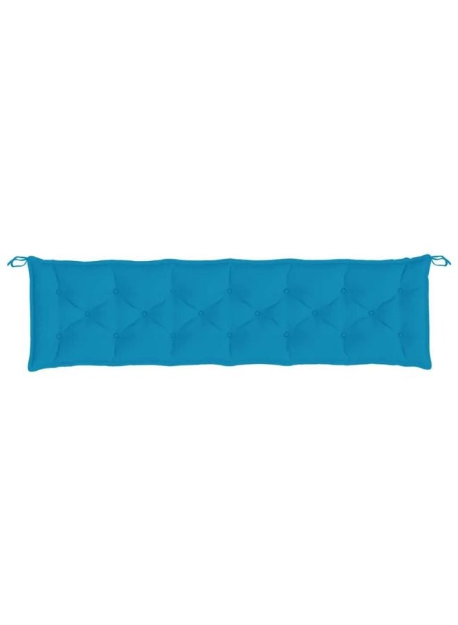vidaxl vidaXL Garden Bench Cushion Light Blue 200x50x7 cm Oxford Fabric  - Image 2