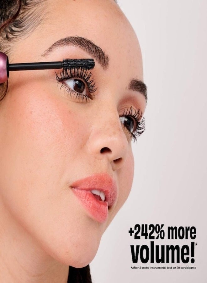 Benefit Cosmetics BADgal Bounce Volumizing Mascara – Black, Extreme Volume & Lift, Long-Lasting Smudge-Resistant Formula, 0.14 oz / 4 g - Image 5