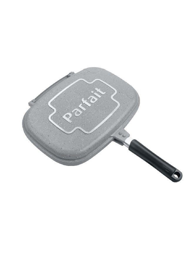 PARFAIT Double-Sided Marble Coated Frying Pan Grey And Black 36 Cm Xb-Tfp-C 