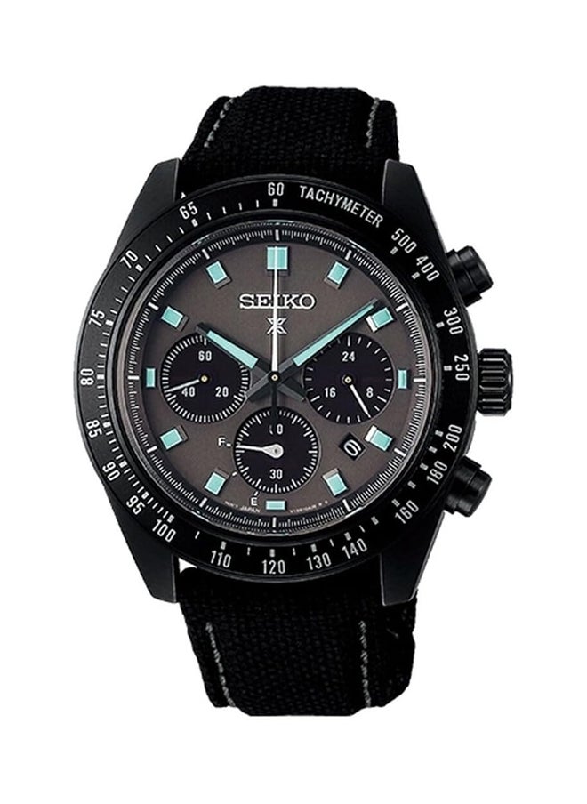 Seiko Prospex Black Series Speedtimer Solar Chronograph Watch Ssc923 
