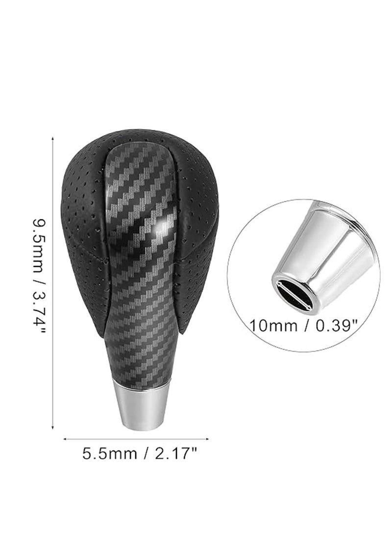 SYOSI Car Automatic Gear Stick Shift Knob, Carbon Fiber Pattern Black Automatic Gear Stick Shift Knob, for Lexus RX450h 2010-2015 and Lexus F 2008-2014 - Image 3