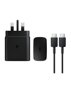 Generic Power Adapter 25W With USB-C To USB-C Cable Black  - Image 1