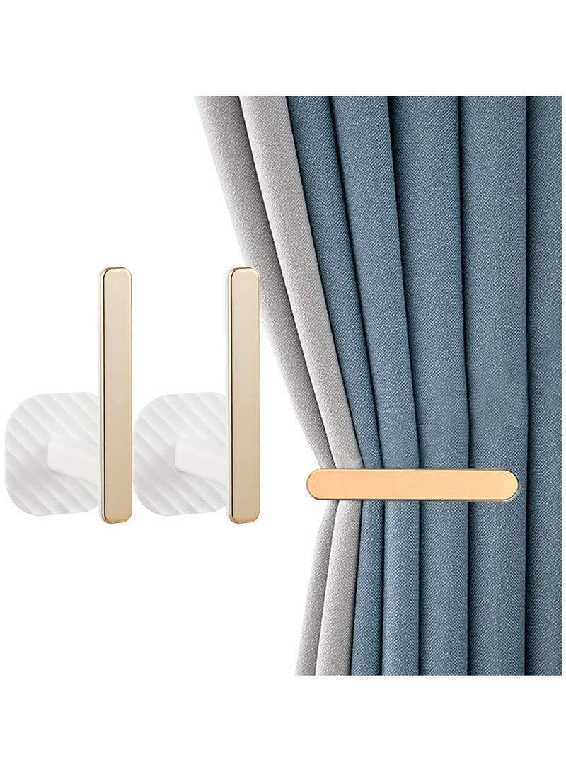 Oasisgalore 2Pcs Gold Curtain Hook for Decoration  - Image 1