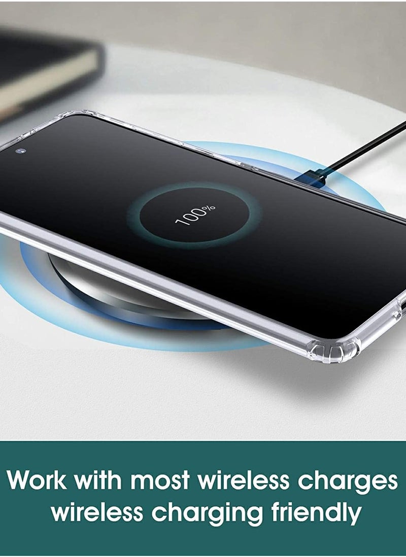 كفر سامسونج جالكسي اس 21 اف اي  (Galaxy S21 FE) حماية عالية  ظهر صلب شبه شفاف غير لامع  واطار مرن