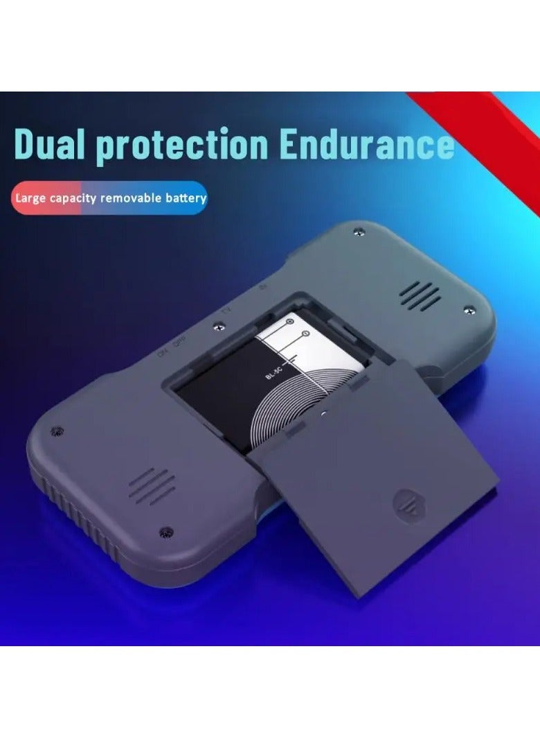 ارواق وحدة تحكم ألعاب فيديو محمولة صغيرة محمولة ريترو للأطفال مشغل ألعاب مزدوج صغير مدمج 500 لعبة آلة ألعاب ريترو - Image 2