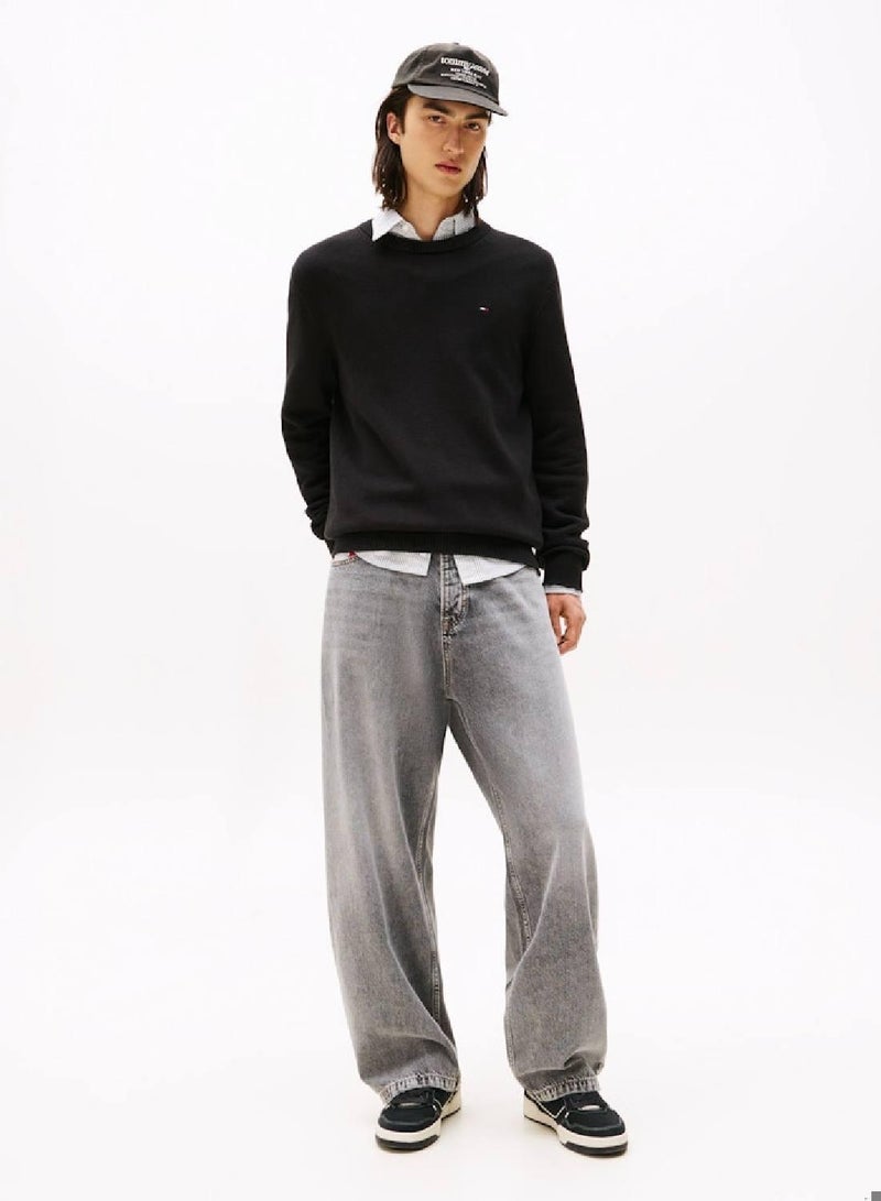 TOMMY JEANS Crew Neck Slim Jumper - Image 3