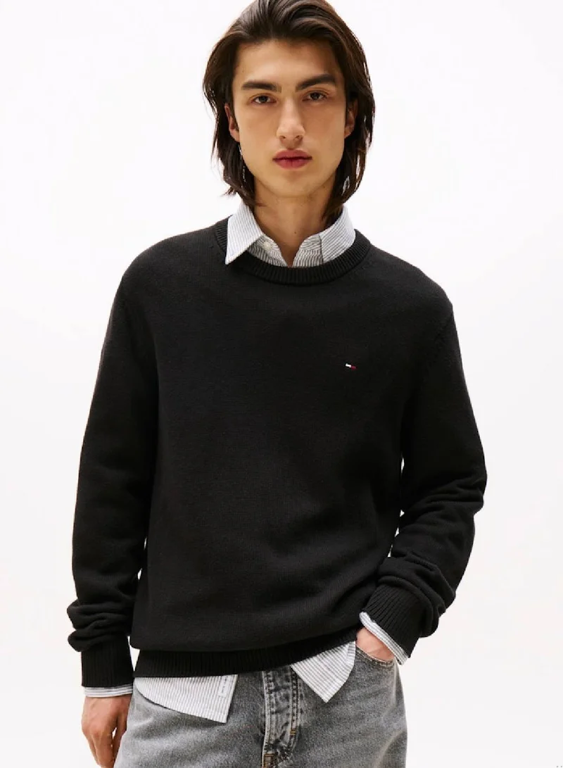 Crew Neck Slim Jumper