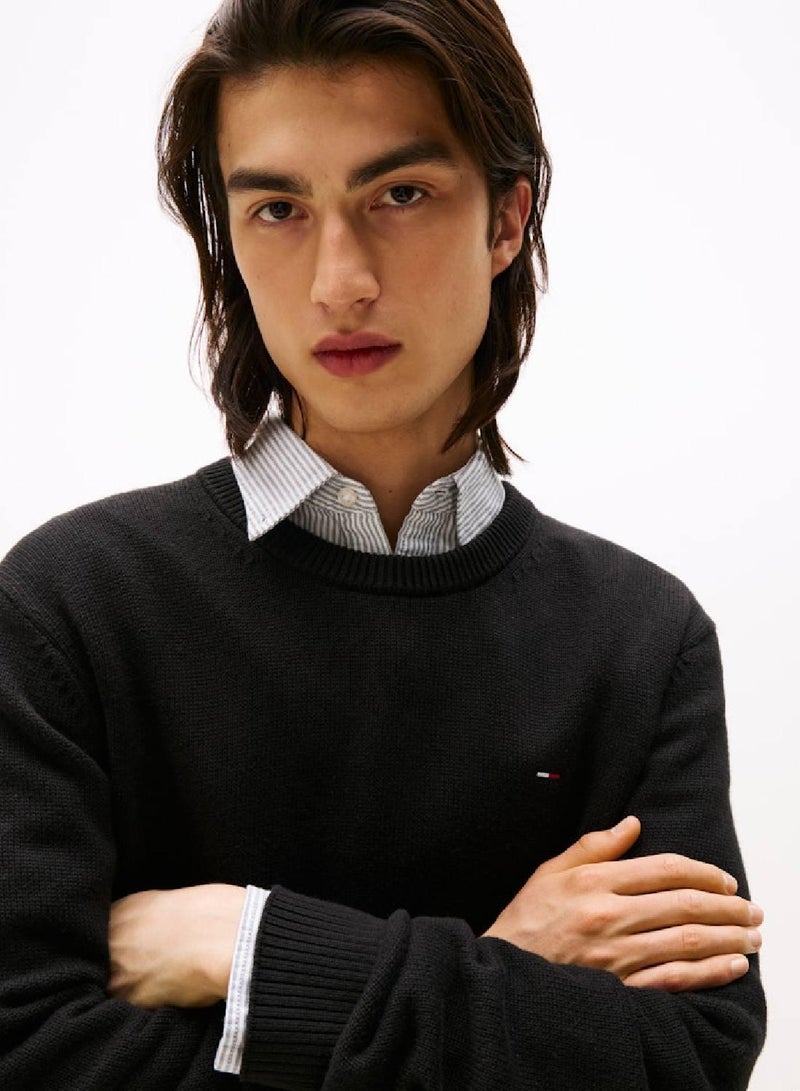 TOMMY JEANS Crew Neck Slim Jumper - Image 5